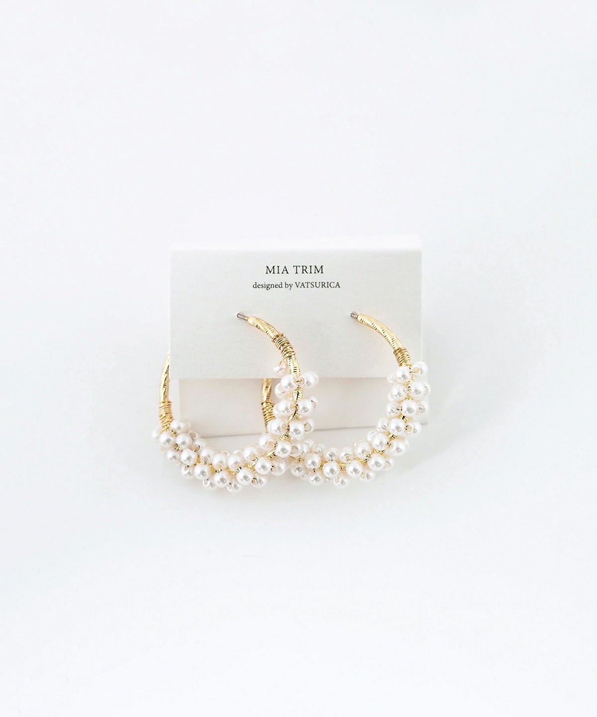 タイニーパールフープピアス