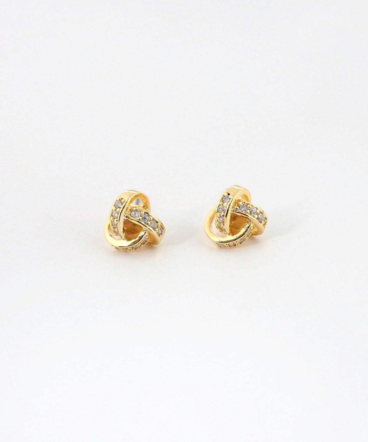 ブレイドビジューチタンポストピアス