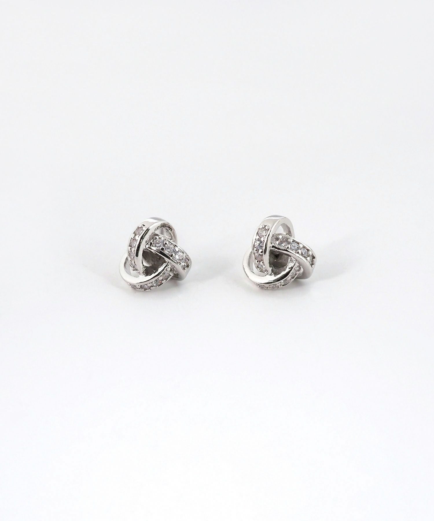 ブレイドビジューチタンポストピアス