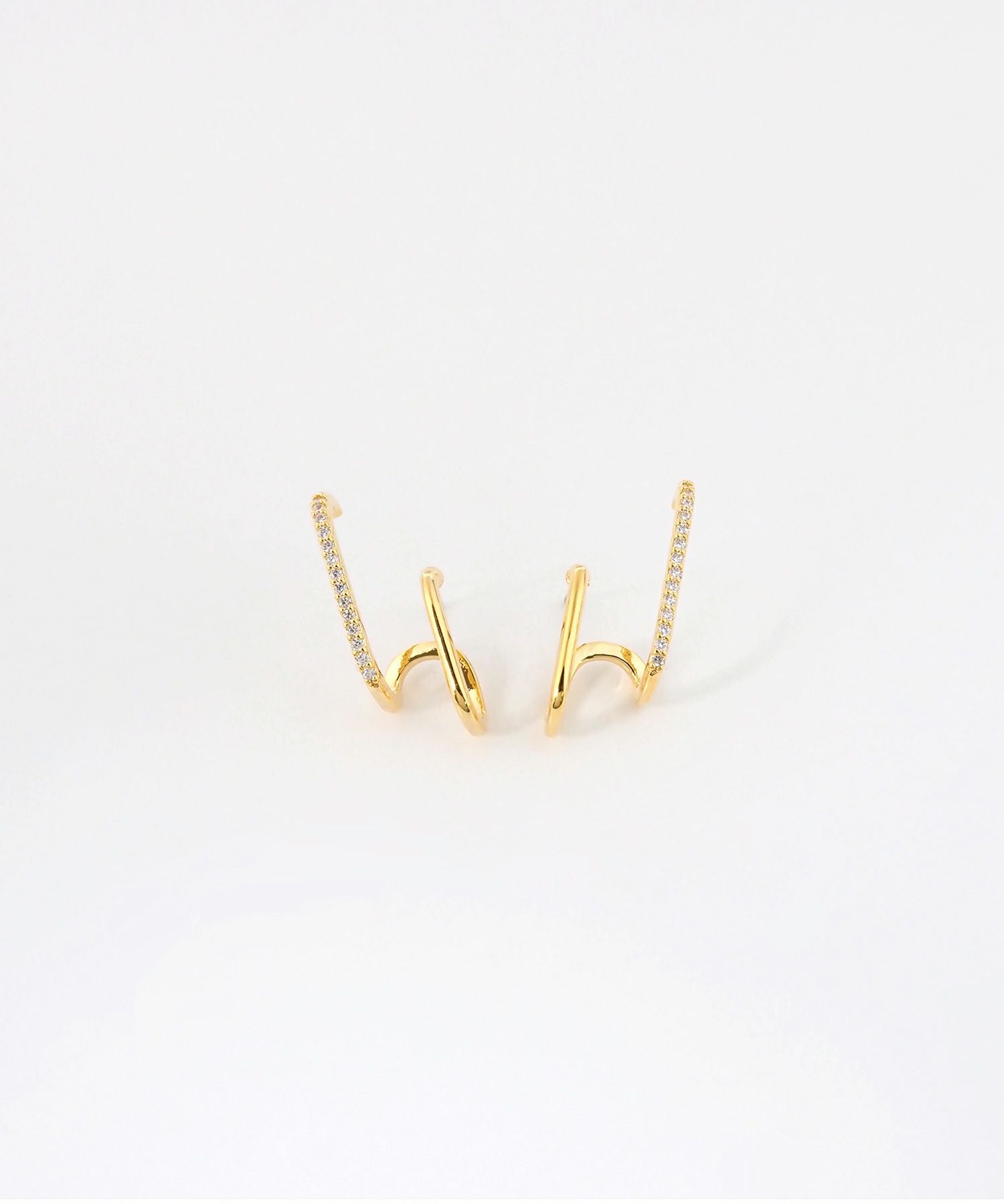 ドローイングバーチタンポストピアス