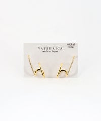 ドローイングバーチタンポストピアス