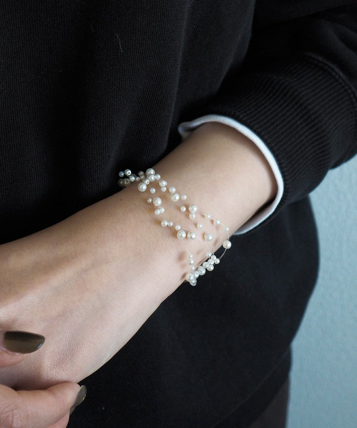 テグスパールマグネットブレスレット