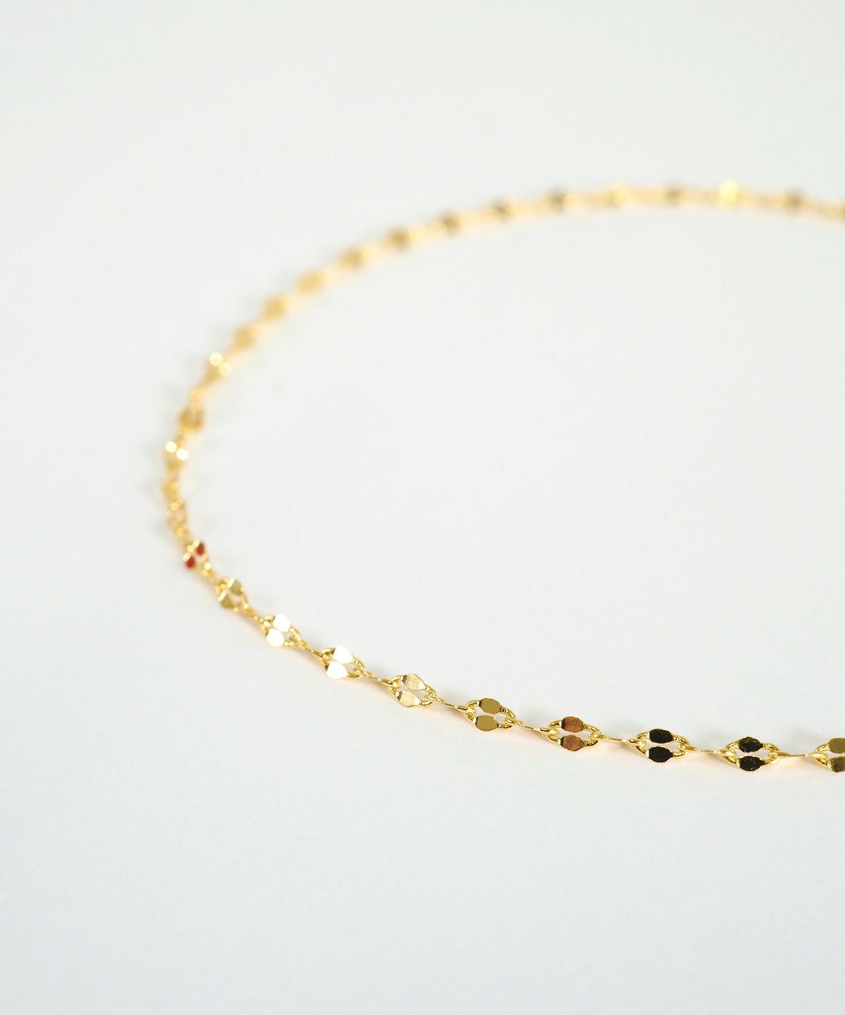 ポイントストーンチェーンセットブレスレット