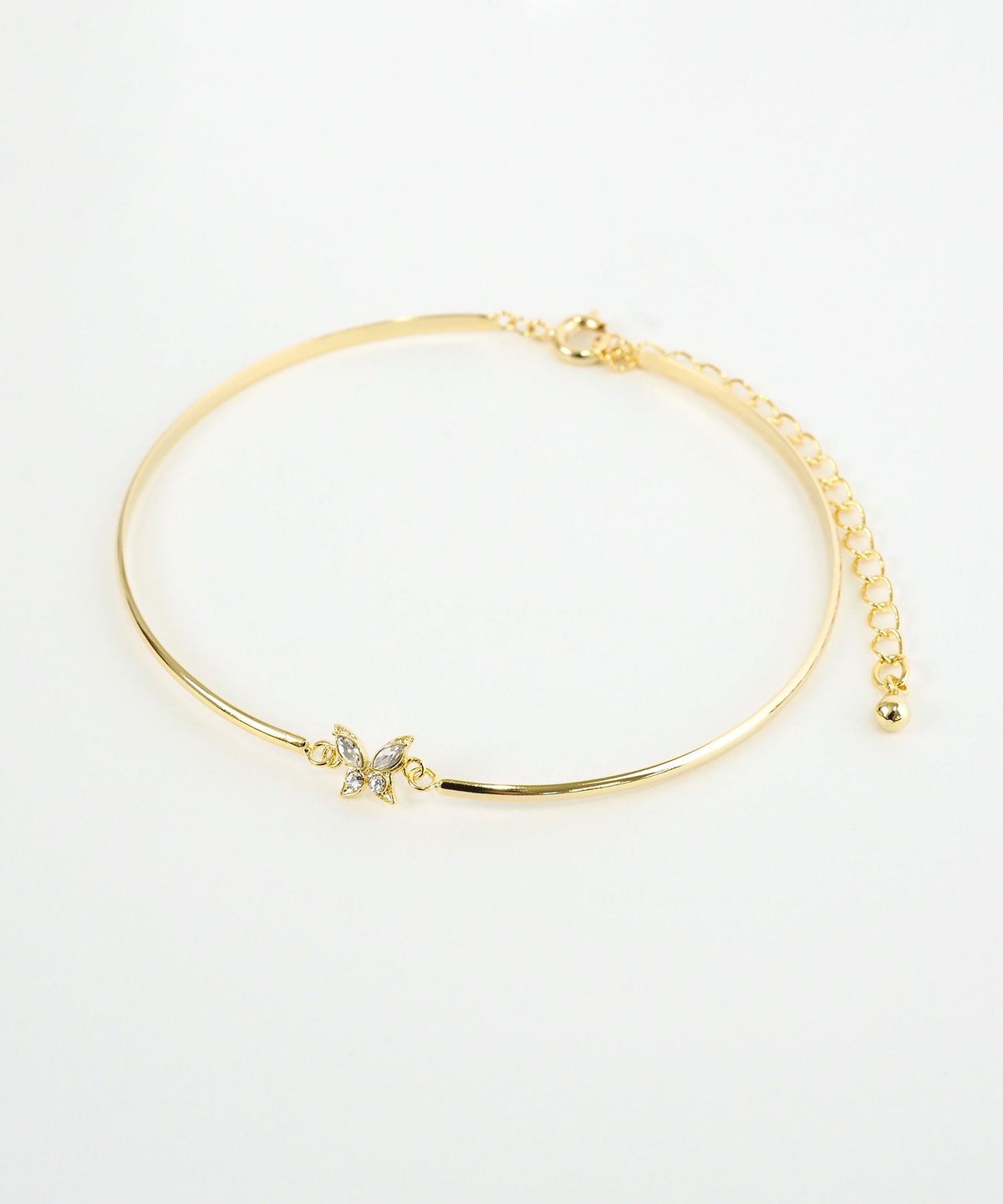 バタフライ×メタルラインブレスレット