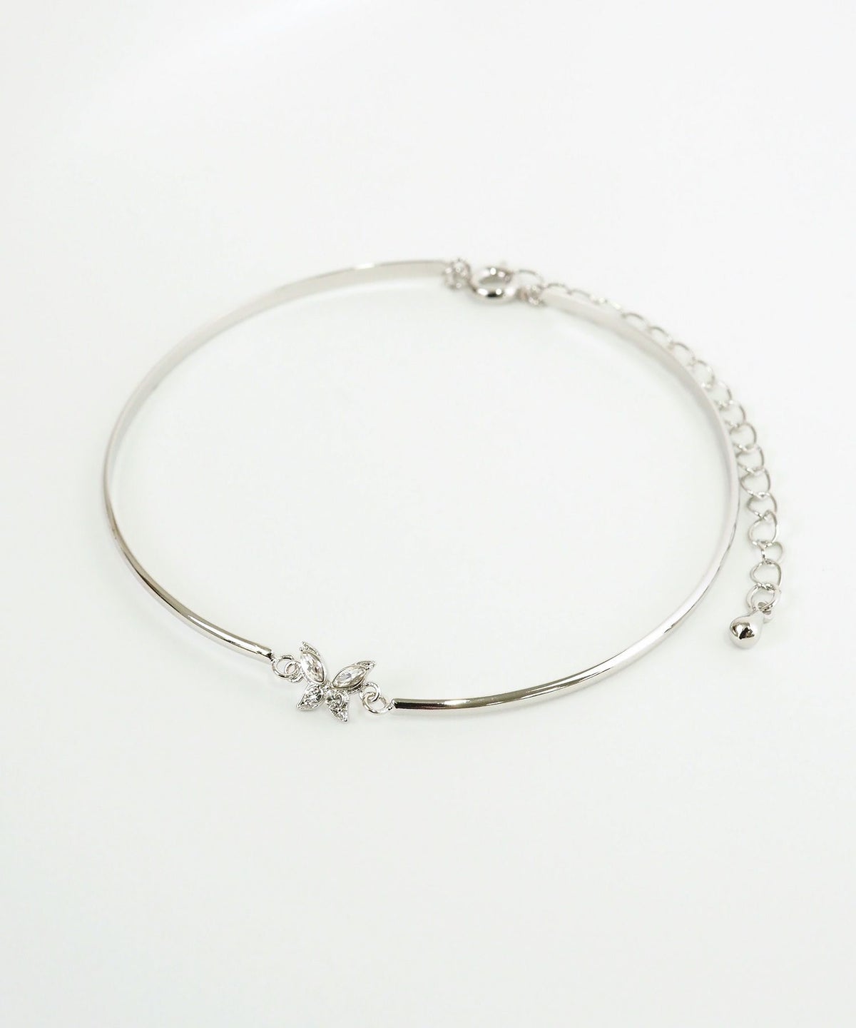 バタフライ×メタルラインブレスレット