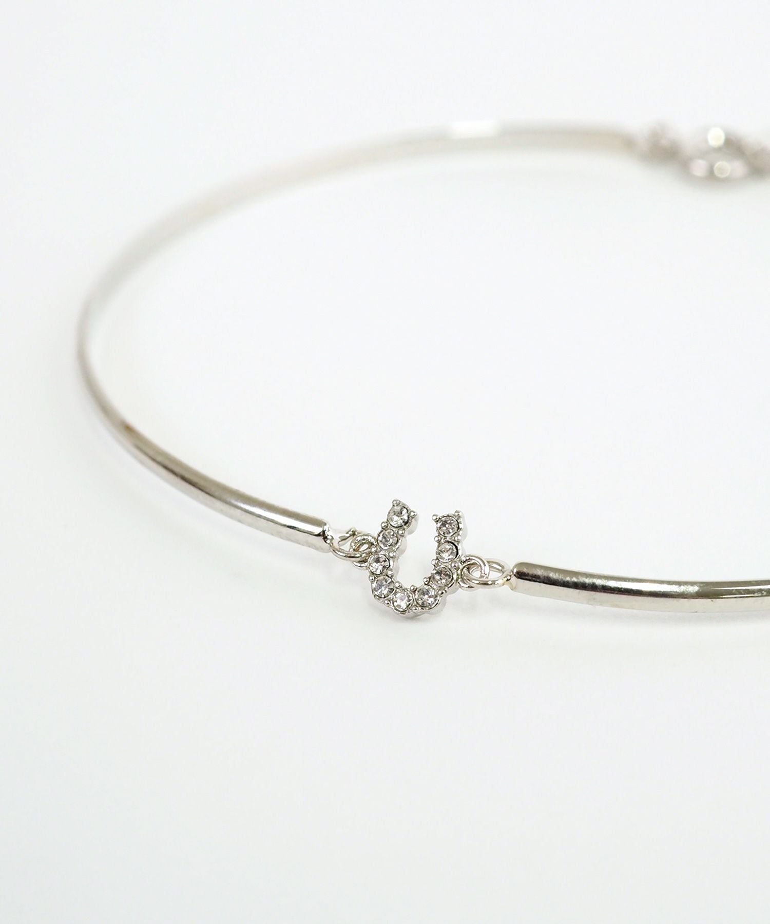 ホースシュー×メタルラインブレスレット