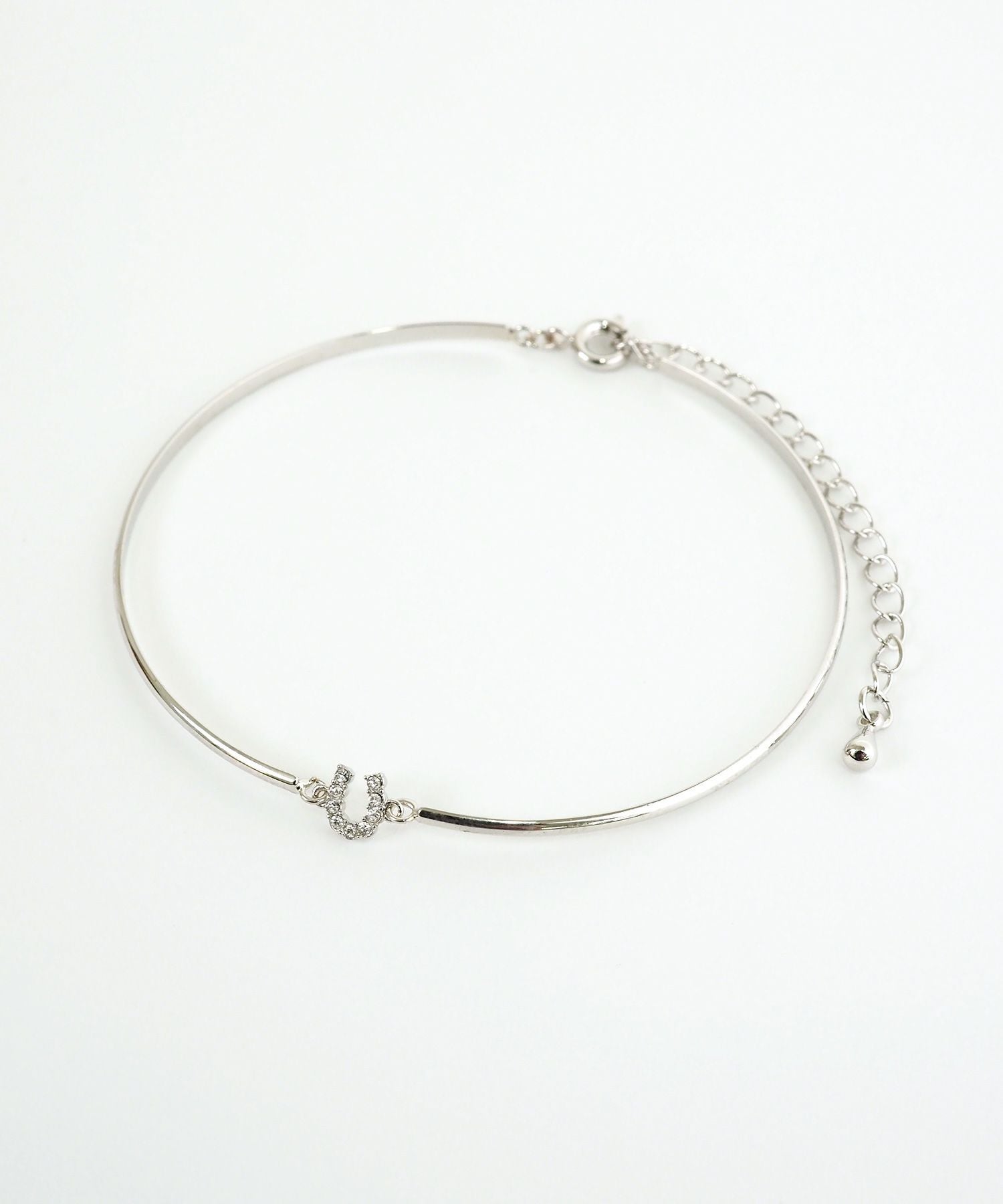 ホースシュー×メタルラインブレスレット