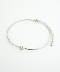 ホースシュー×メタルラインブレスレット