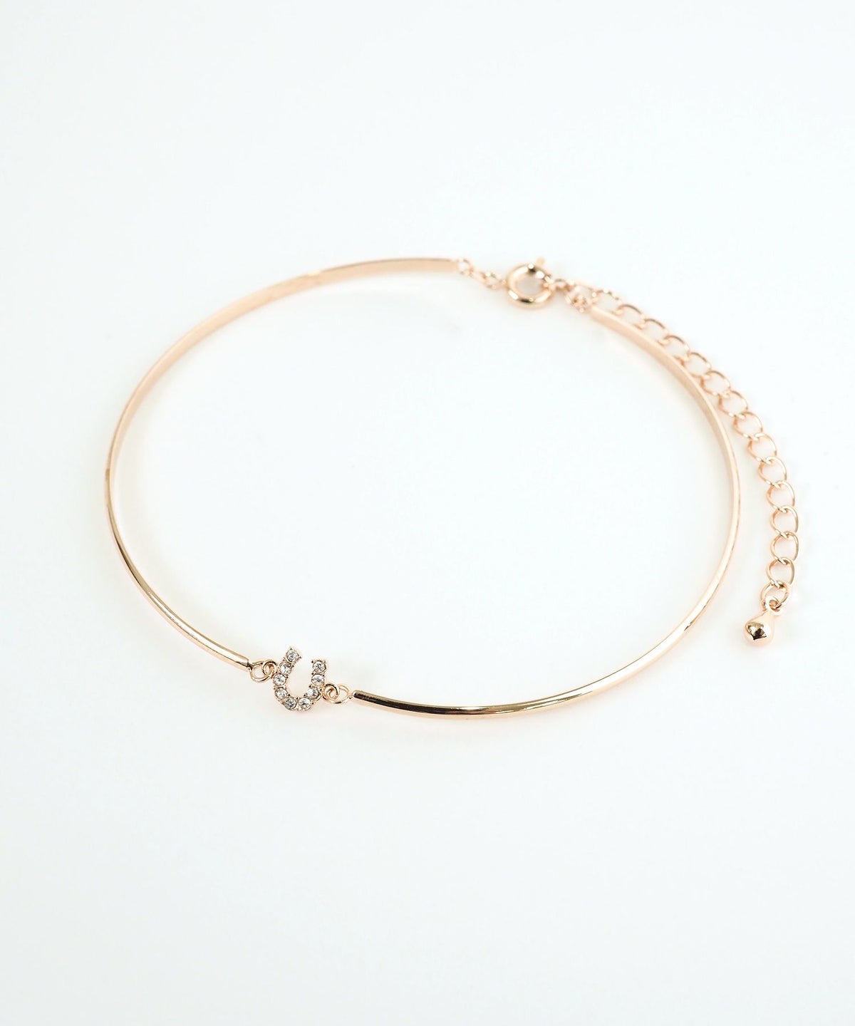 ホースシュー×メタルラインブレスレット