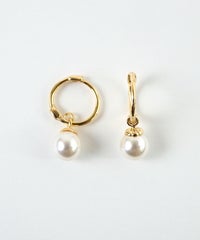 スイングパールフープワンタッチピアス