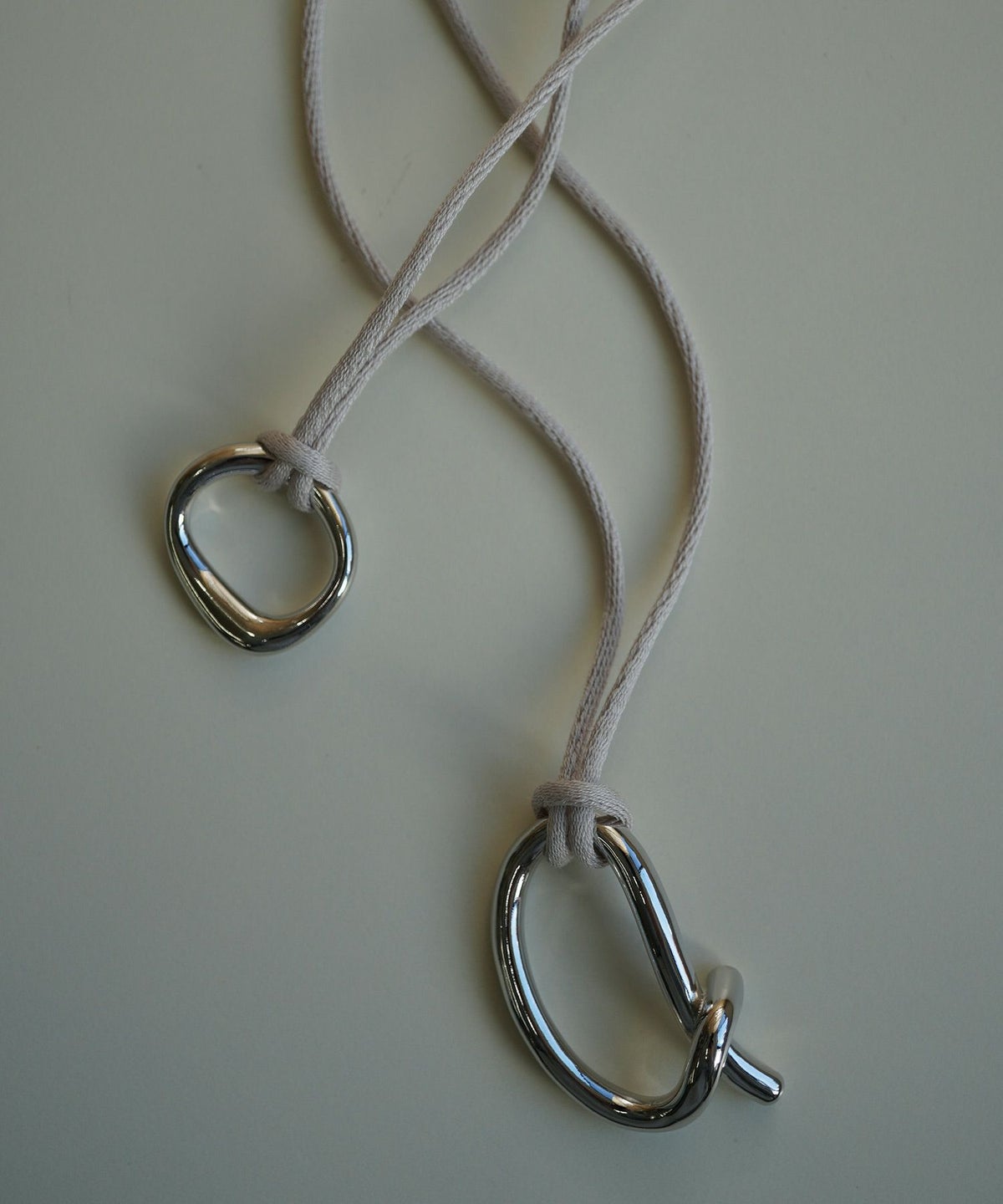 2pcsメタルコードネックレス