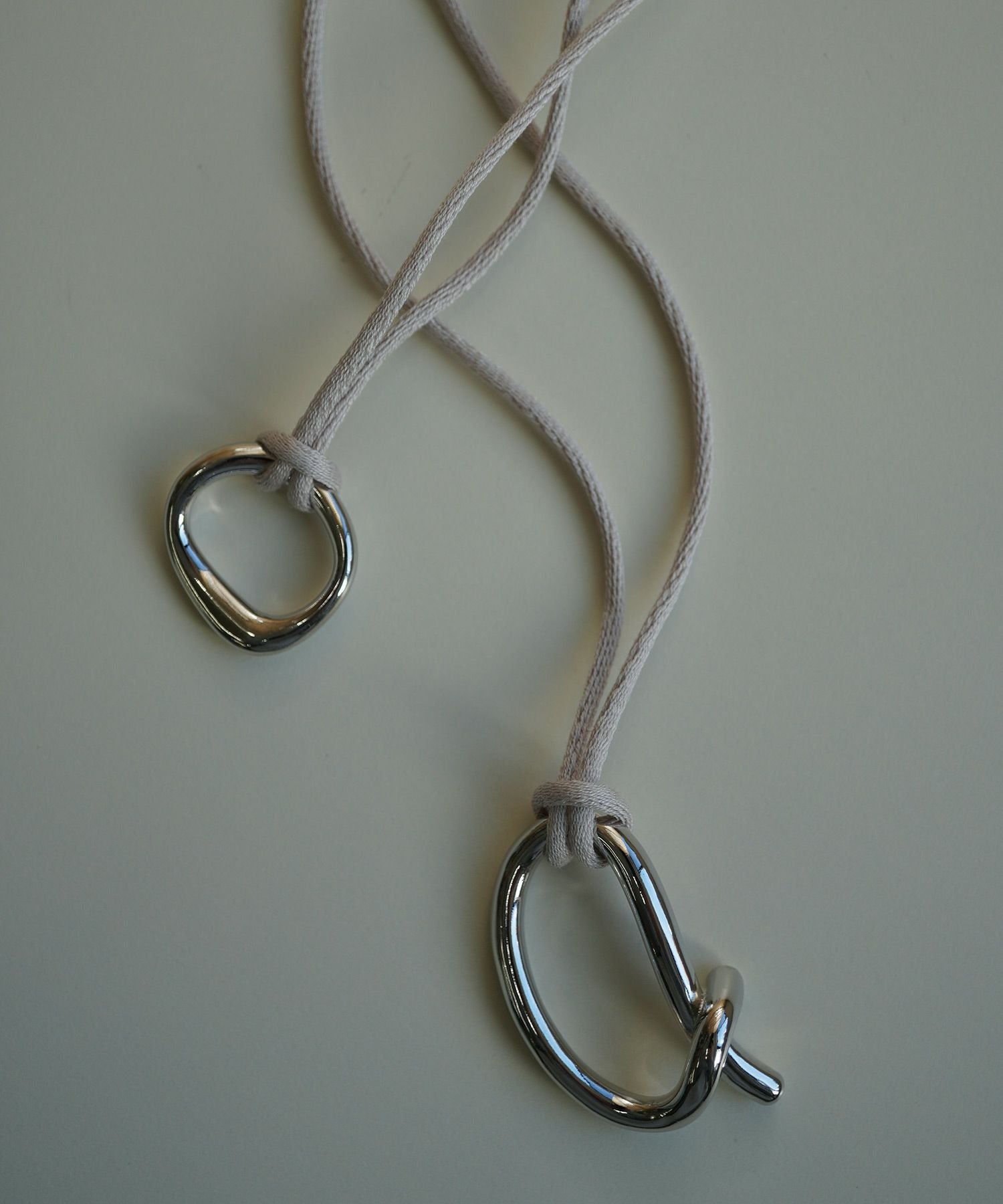 2pcsメタルコードネックレス