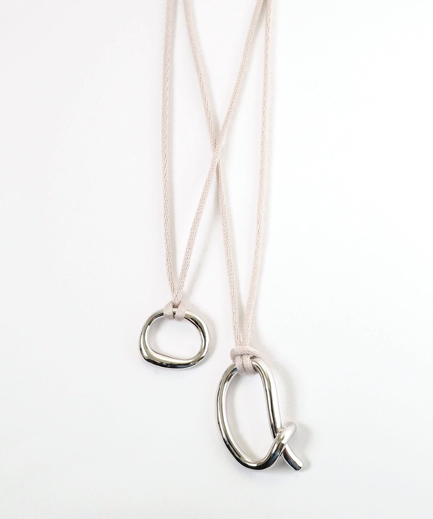 2pcsメタルコードネックレス