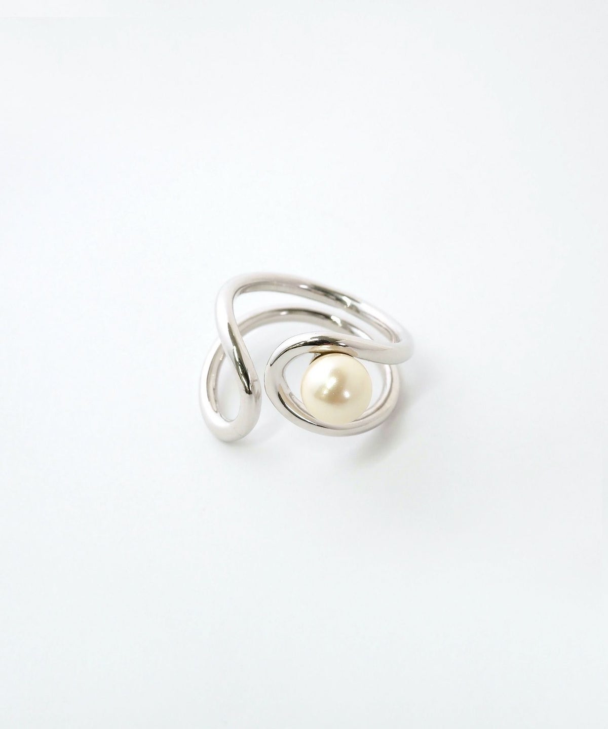 アシメパールリング