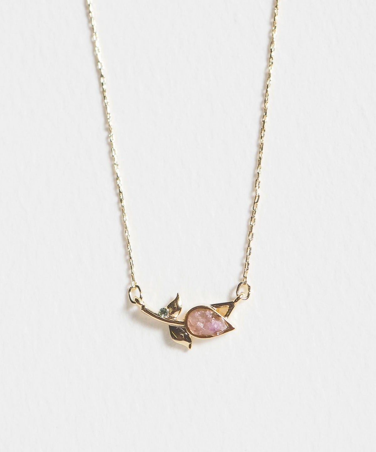 ナチュラルストーンチューリップネックレス【MUK Dreamy stone】