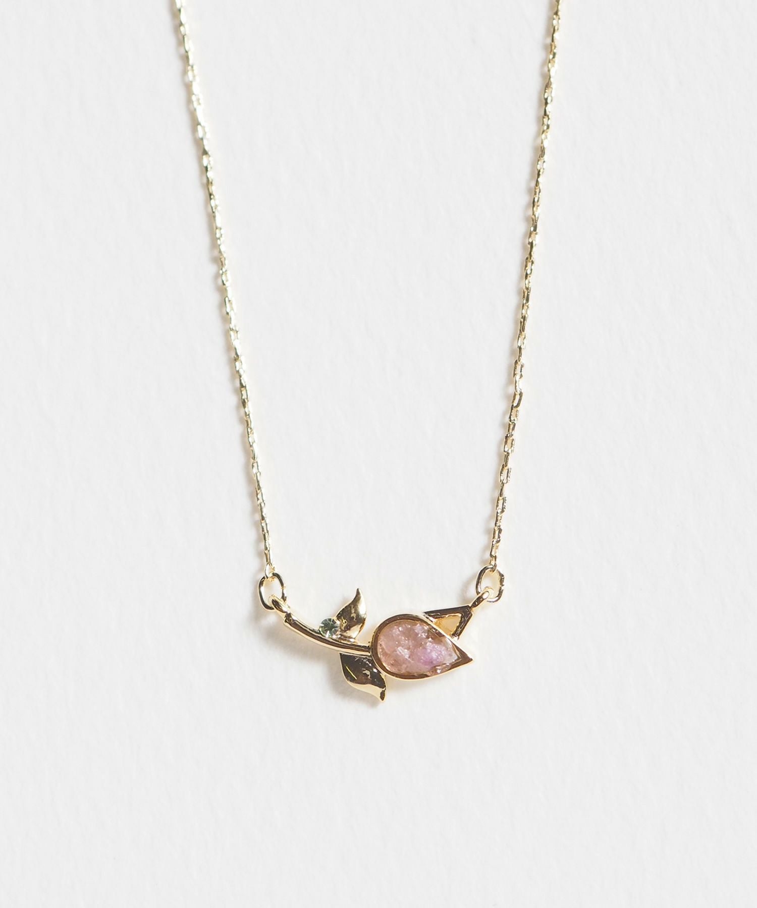 ナチュラルストーンチューリップネックレス【MUK Dreamy stone】