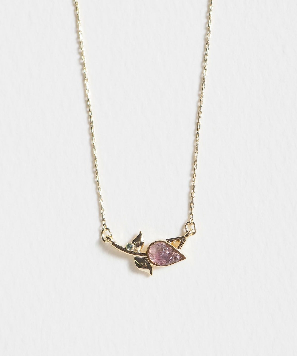 ナチュラルストーンチューリップネックレス【MUK Dreamy stone】