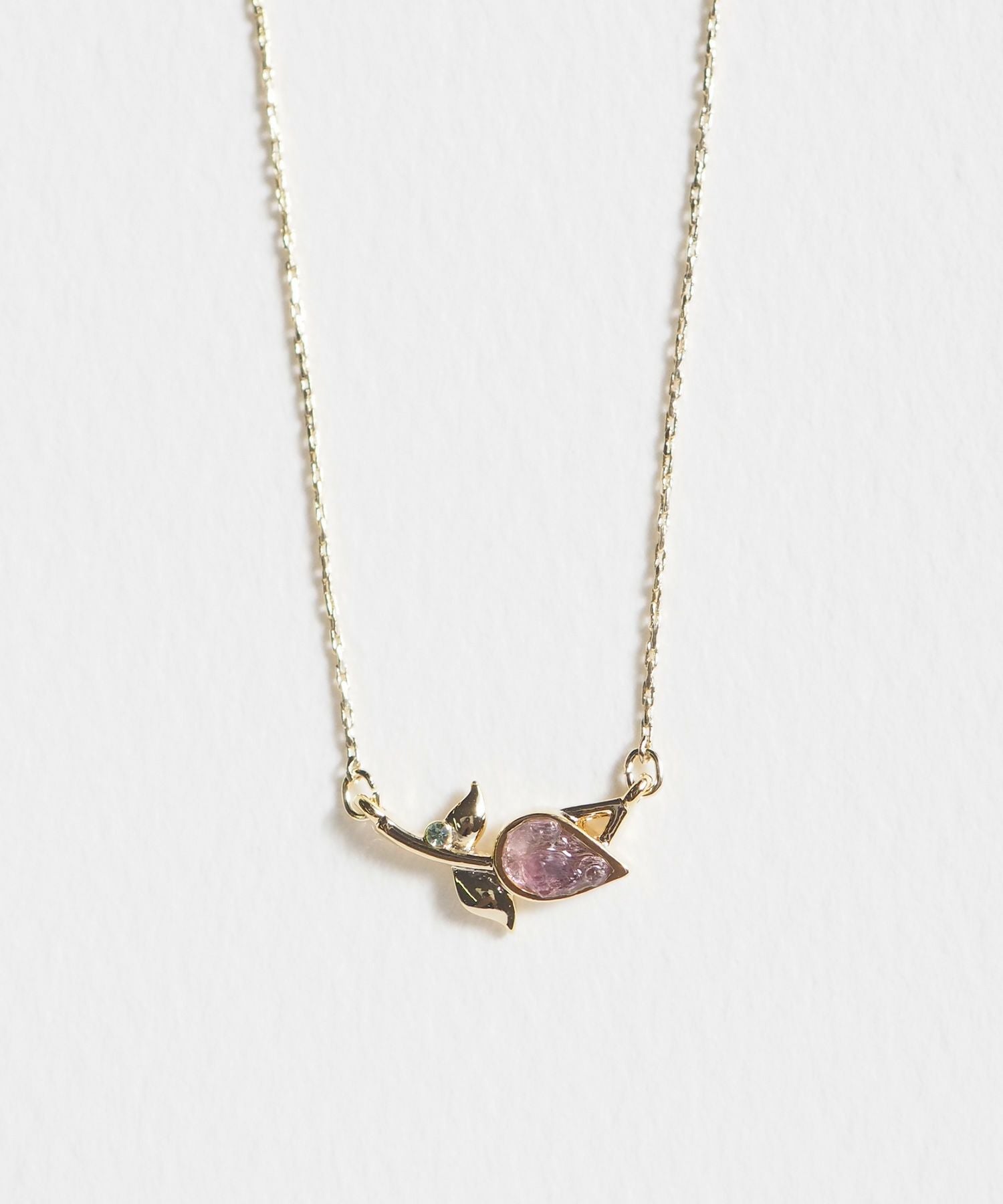 ナチュラルストーンチューリップネックレス【MUK Dreamy stone】