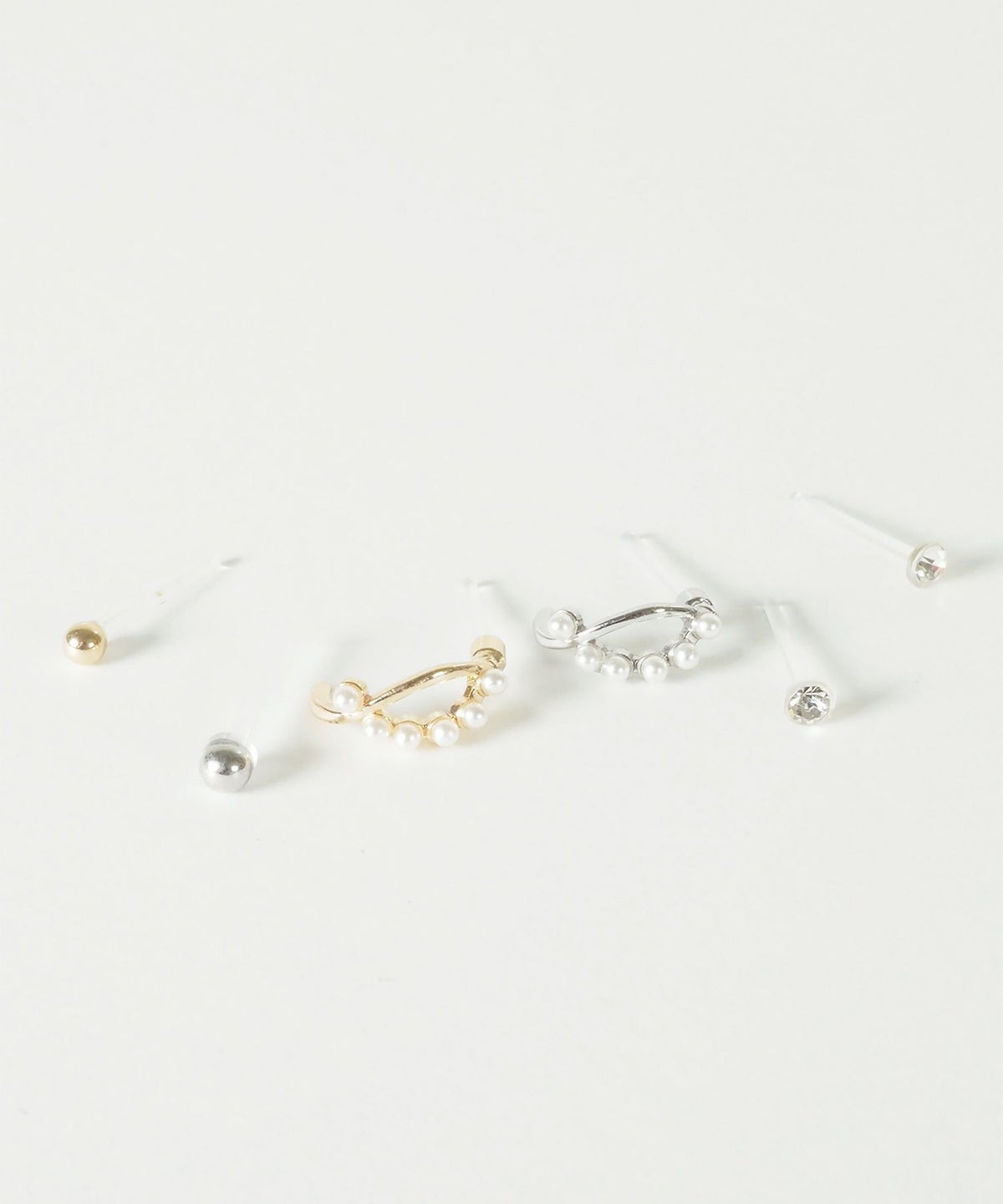 クロスパール抗菌樹脂ポストセットピアス