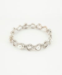 パールラインラバーブレスレット