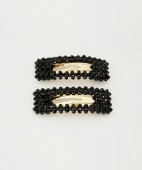 ガラスビーズパッチンピン2Pセット