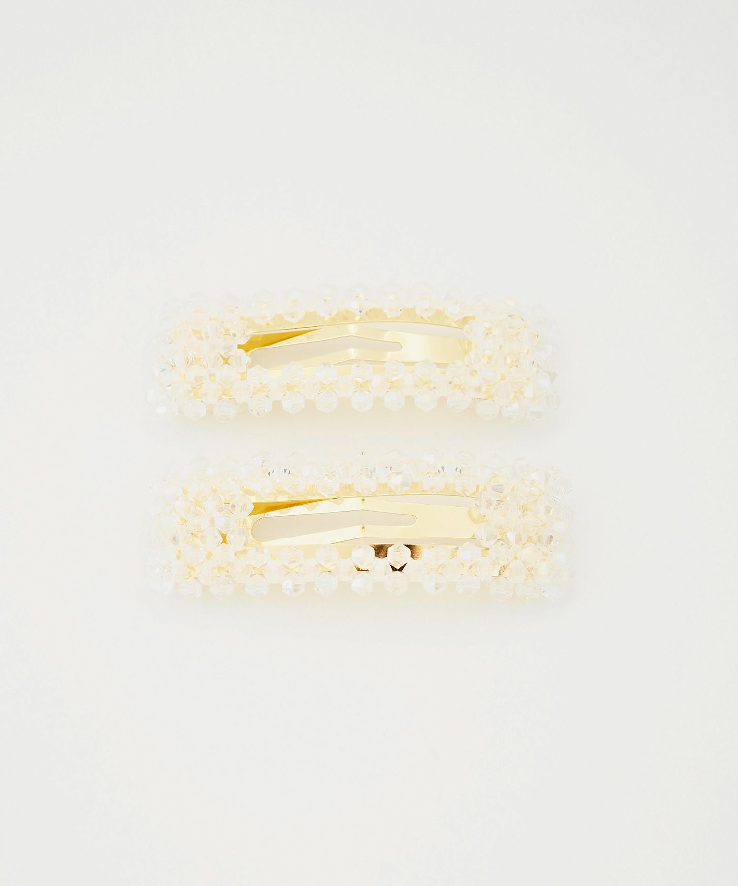 ガラスビーズパッチンピン2Pセット