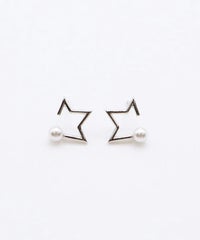 スターパールチタンポストピアス
