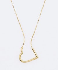 ハートサージカルステンレスネックレス