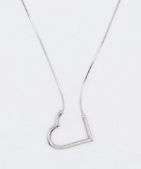 ハートサージカルステンレスネックレス