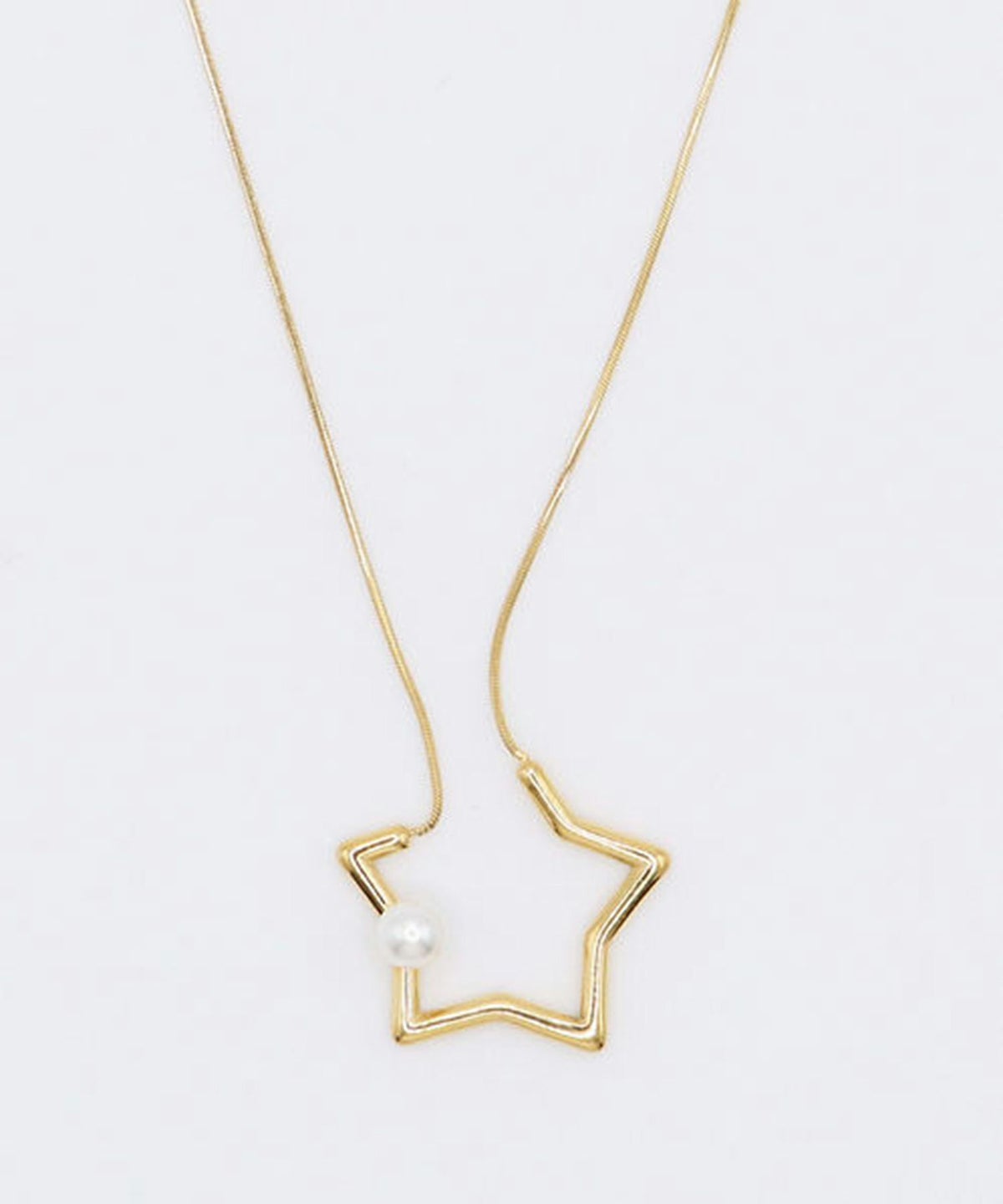 スターパールサージカルステンレスネックレス