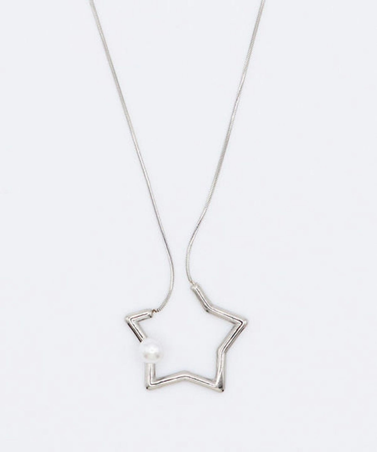 スターパールサージカルステンレスネックレス