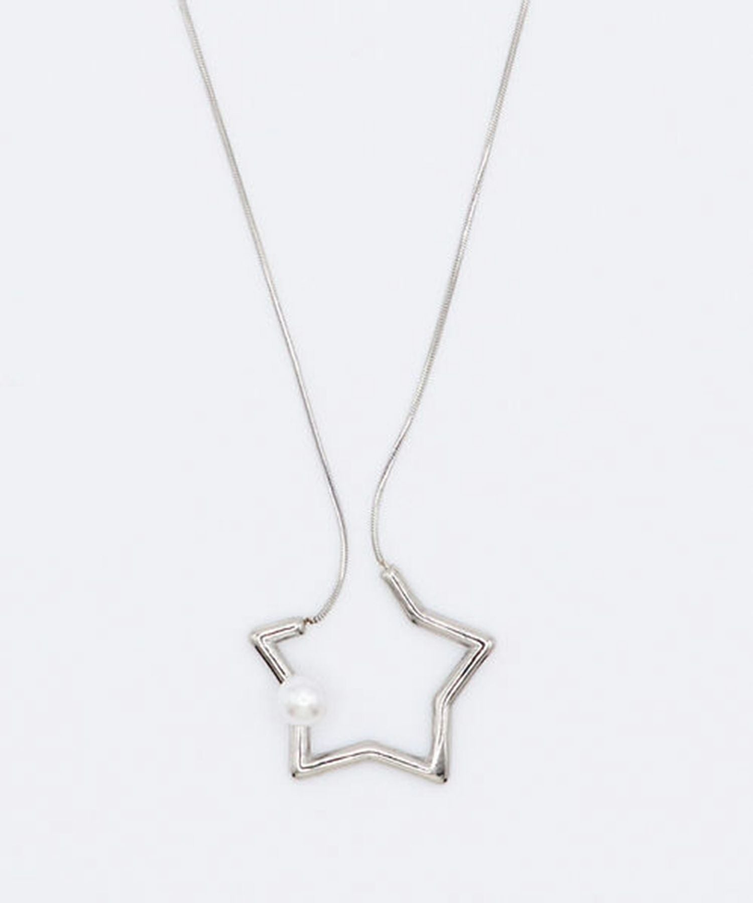 スターパールサージカルステンレスネックレス