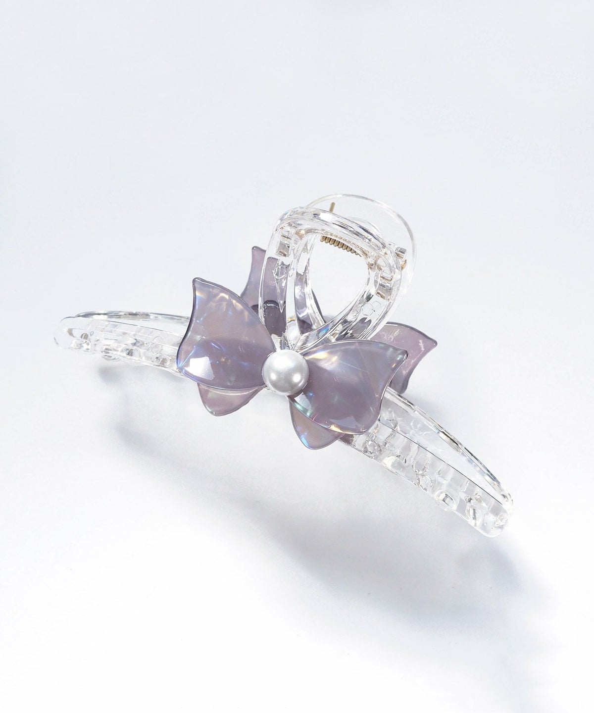 マーブルリボンクリアバンスクリップ