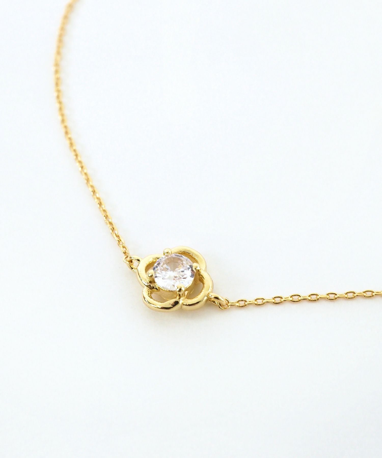 フラワーストーンブレスレット【MUK】