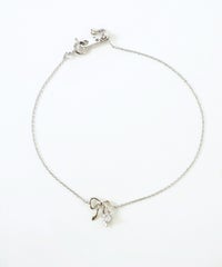 リボンストーンブレスレット【MUK】