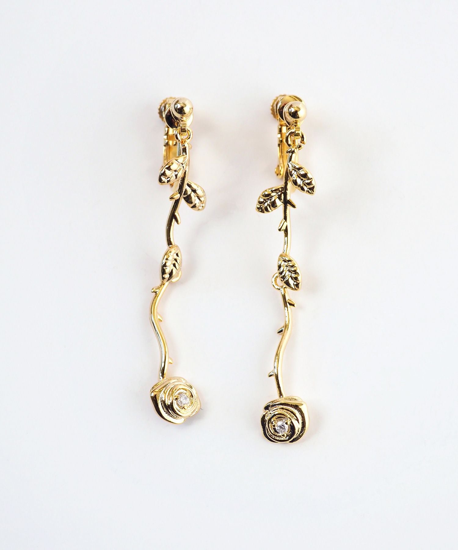 ローズロングイヤリング【MUK shady sophy】