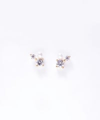 ジルコニアパールサージカルステンレスピアス