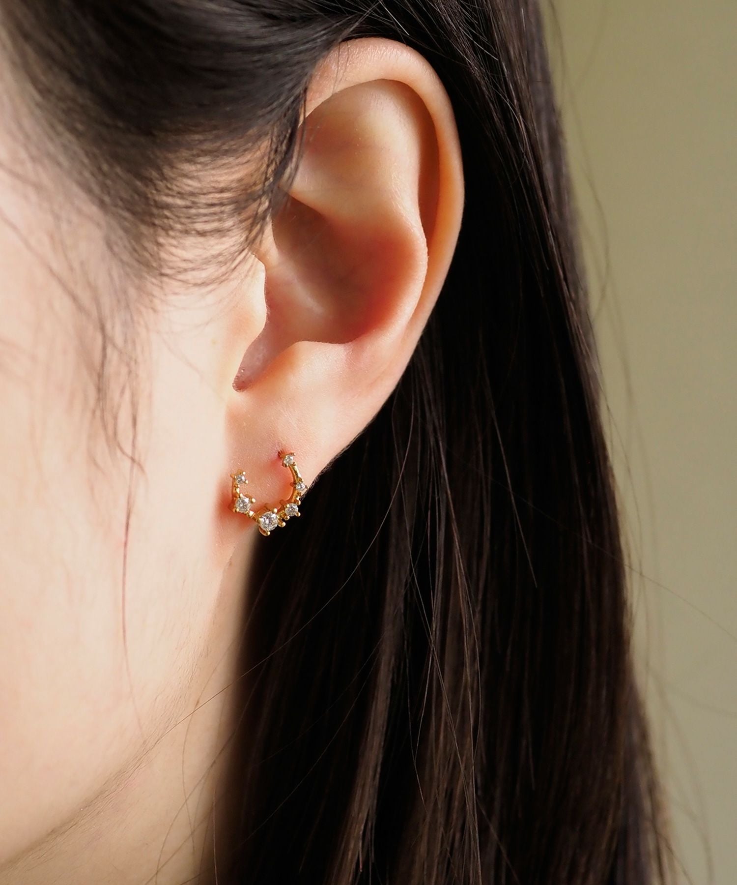 サークルジルコニアサージカルステンレスピアス