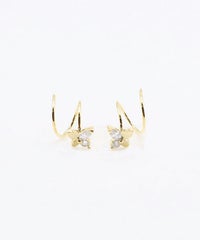 バタフライスパイラルピアス