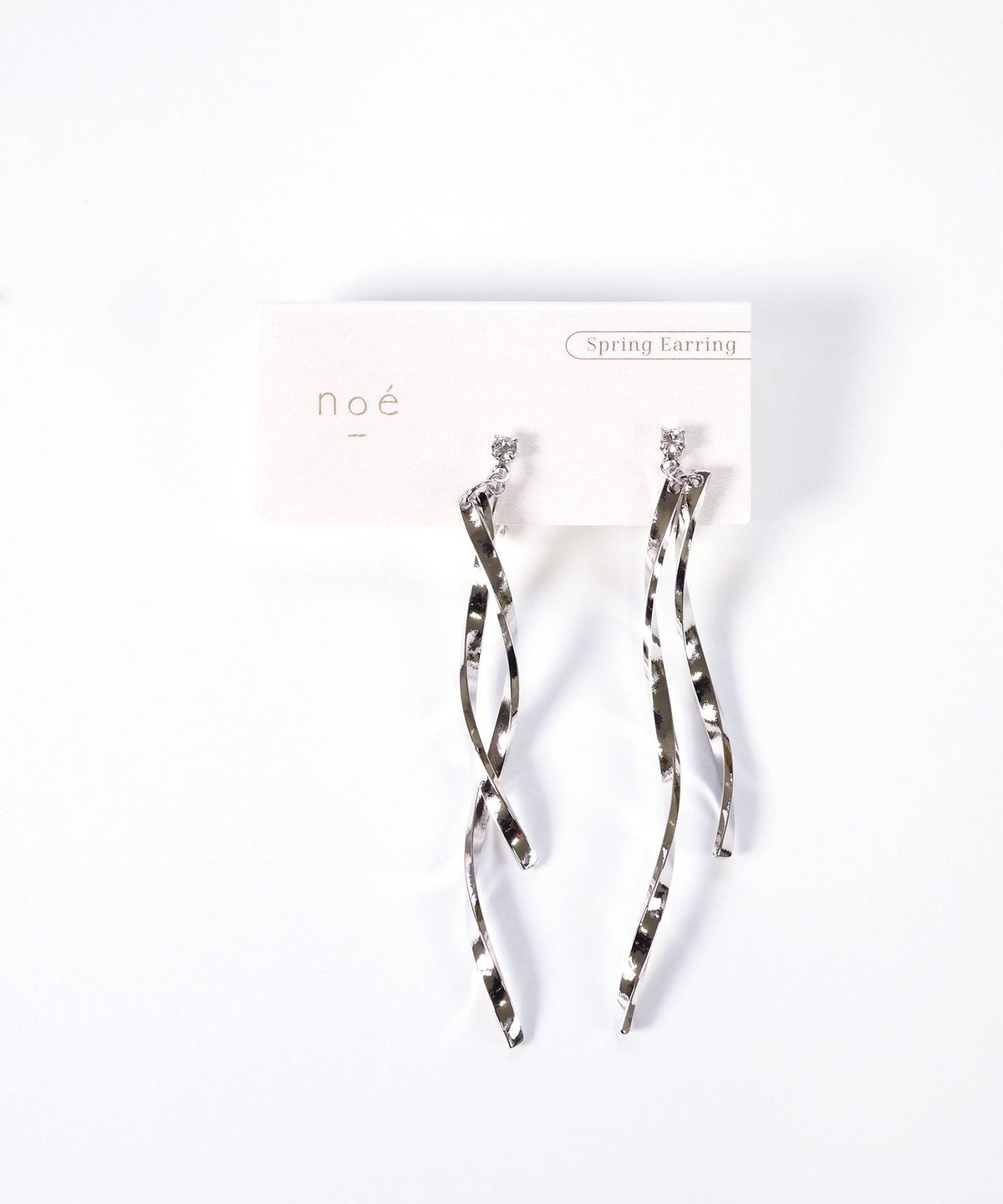 ツイストウェーブバーIMFスプリングイヤリング