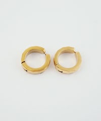 ダイヤカットワンタッチステンレスイヤリング