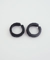 ダイヤカットワンタッチステンレスイヤリング