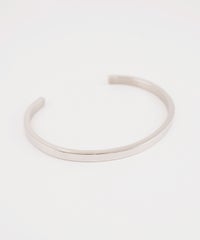 平打ちステンレスブレスレット