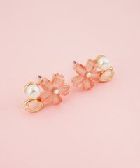 サクラパールチタンポストピアス