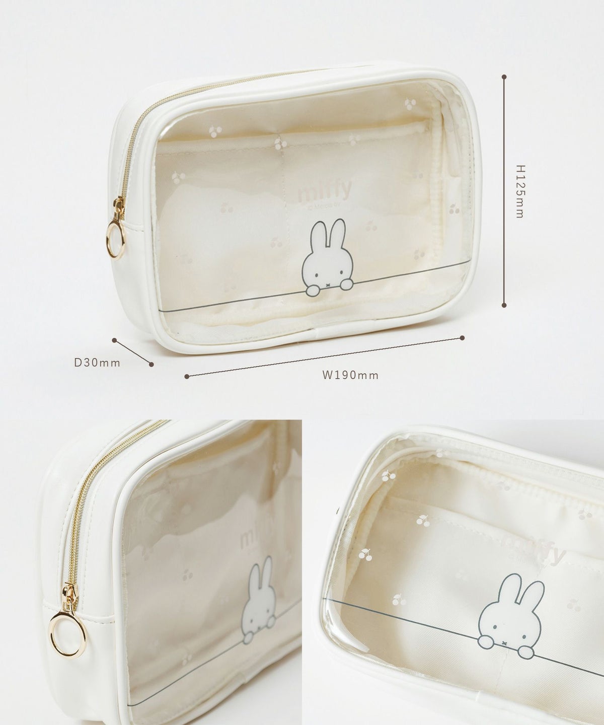 ミッフィー スクエアポーチ