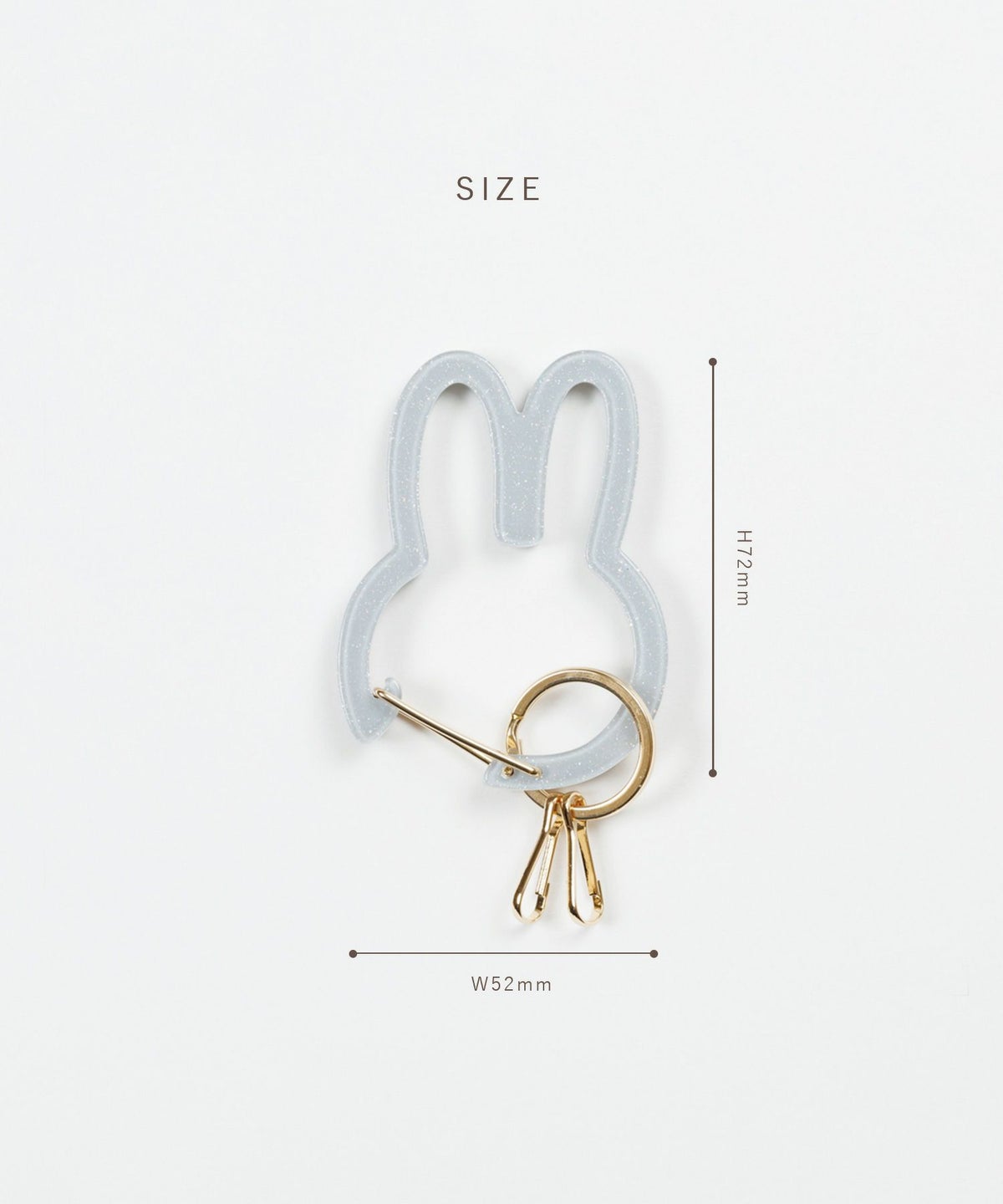 ミッフィー アクリルカラビナチャーム