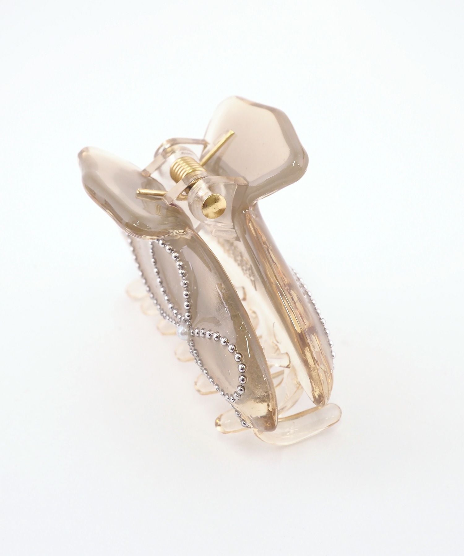 リボンパターンミニバンスクリップ