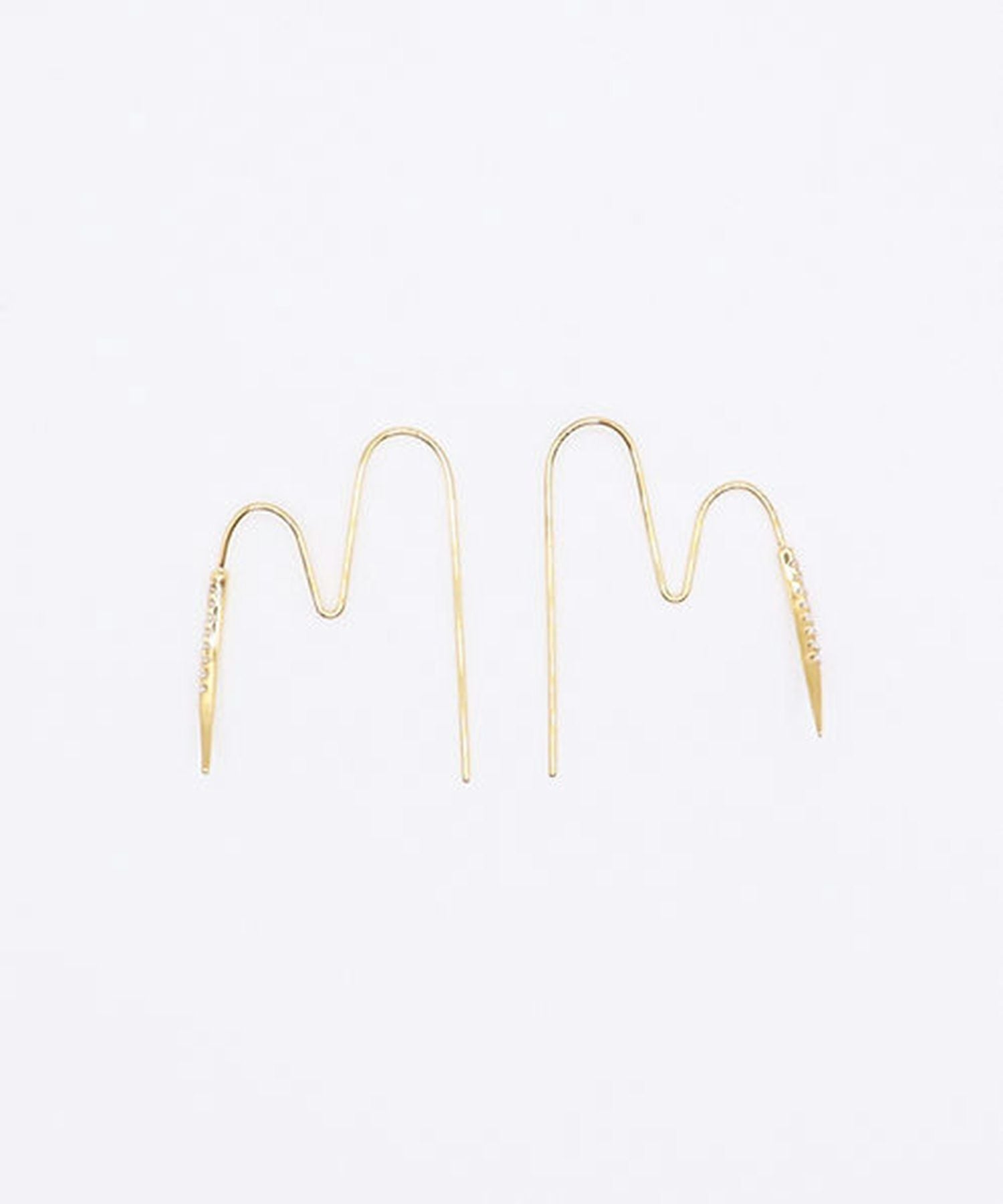 ハートシェイプフックサージカルステンレスピアス