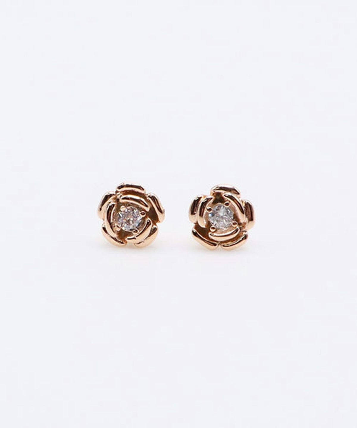 プチローズチタンポストピアス