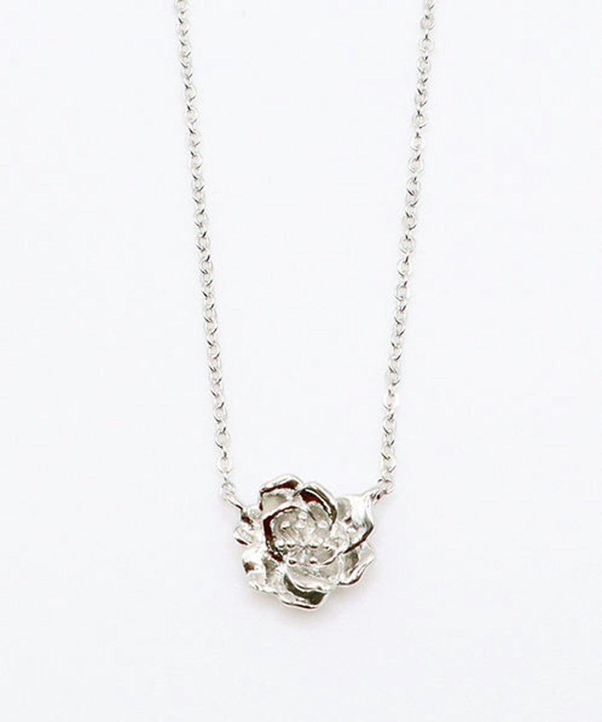 メタルフラワーネックレス1